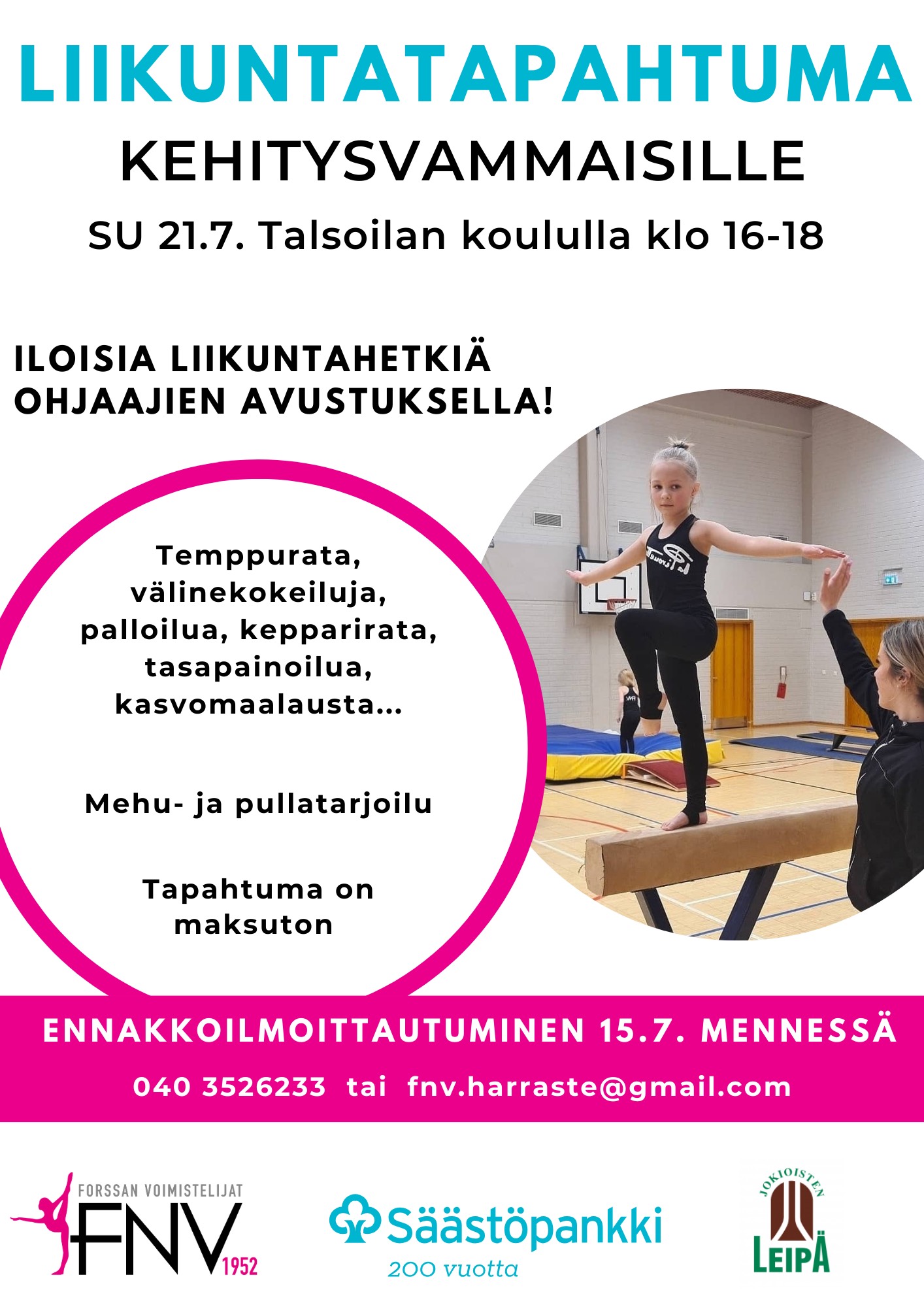 Forssan Voimistelijoiden Liikuntatapahtuma Su 21 7 Forssan Seudun forssan-voimistelijoiden-liikuntatapahtuma-su-21-7-forssan-seudun